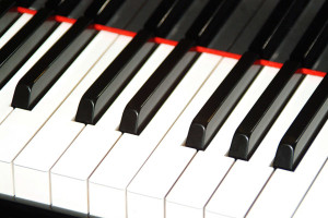 Picture of a Grand Piano Keyboard