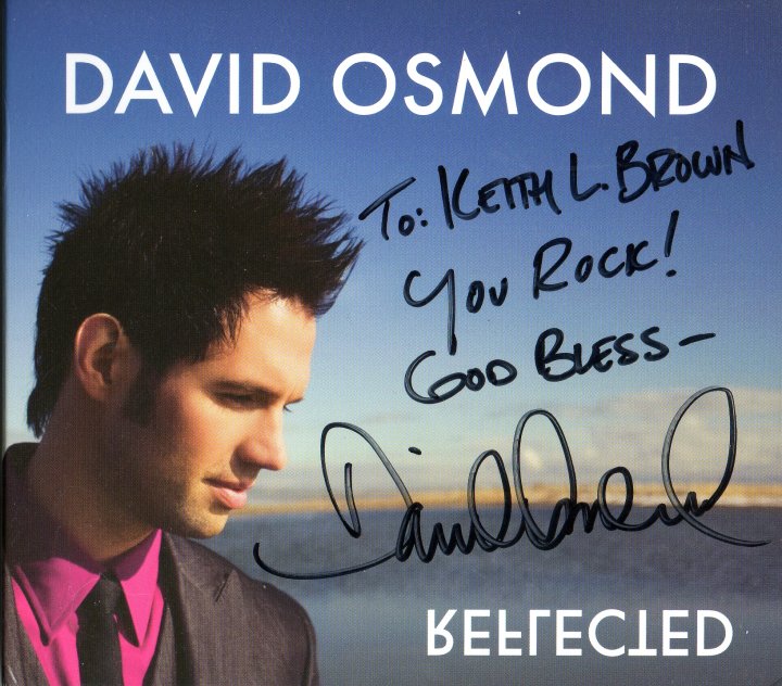 Autographed CD from David Osmond