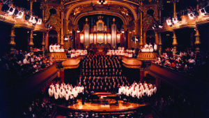 Mormon Tabernacle Choir at Geneva Victoria Hall in 1998