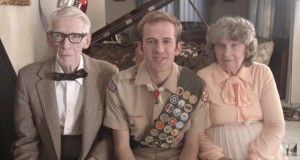 Jason Lyle Black with his grandparents