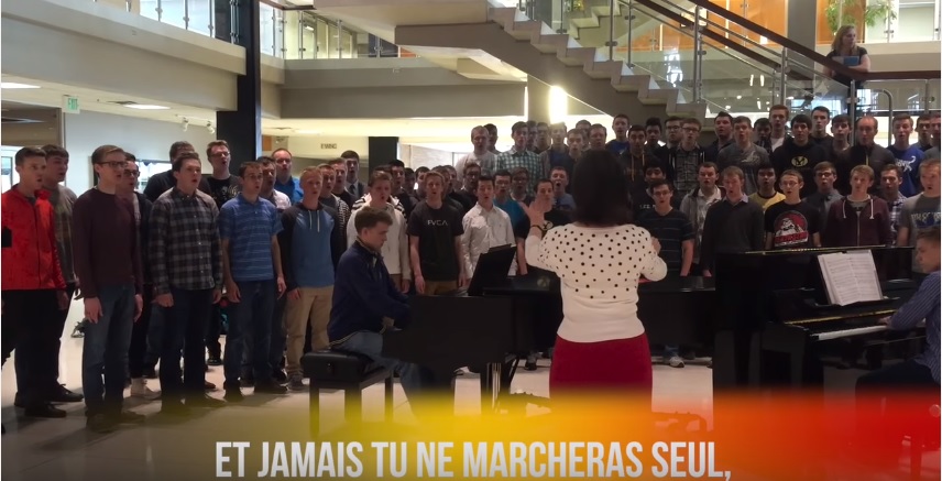 BYU Men's Chorus Brussels, Belgium Tribute
