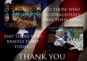 Thank You to the Men and Women Who Serve